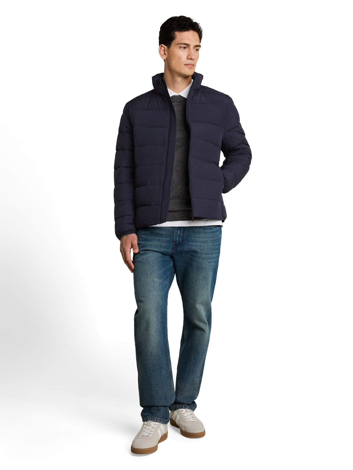 Tom Tailor Navy Casual Long Sleeved Modern Jacket