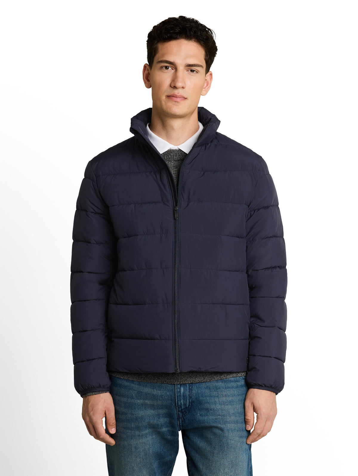 Tom Tailor Navy Casual Long Sleeved Modern Jacket