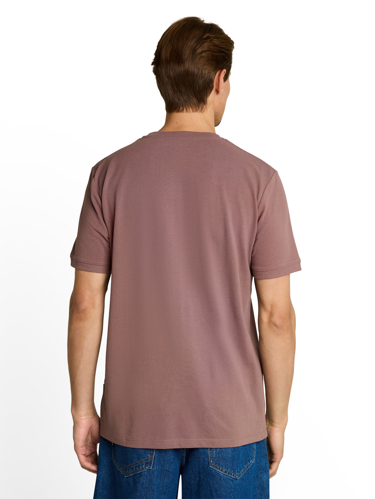 Tom Tailor Rose Taupe Basic Plain T-Shirt