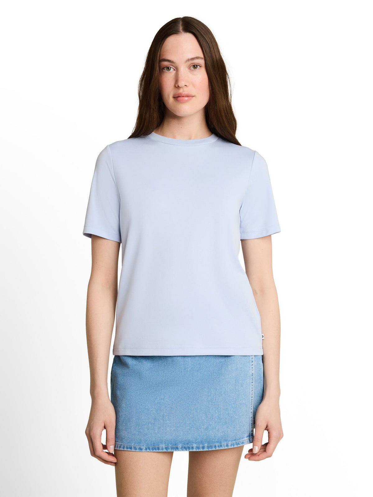 Tom Tailor Light Blue Basic Loose Fit Dusty T-Shirt
