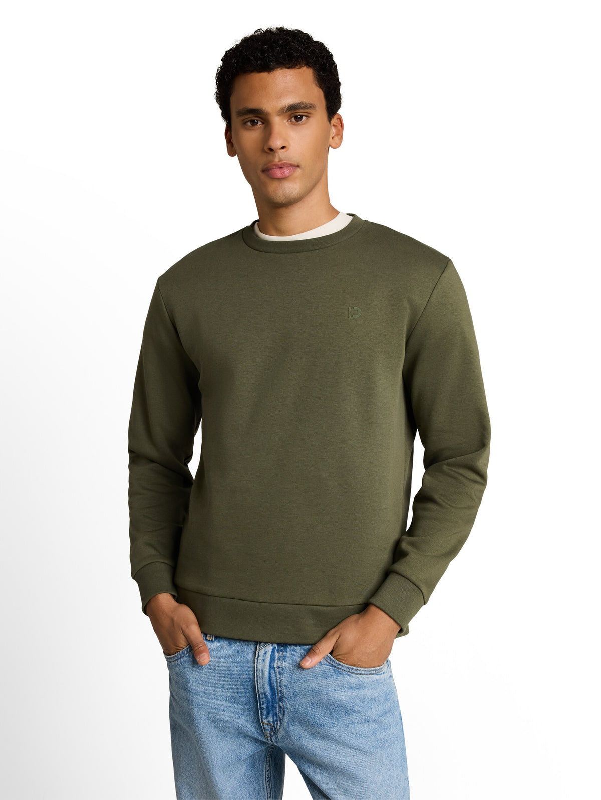 Tom Tailor Olive Basic Sweatshirt w27