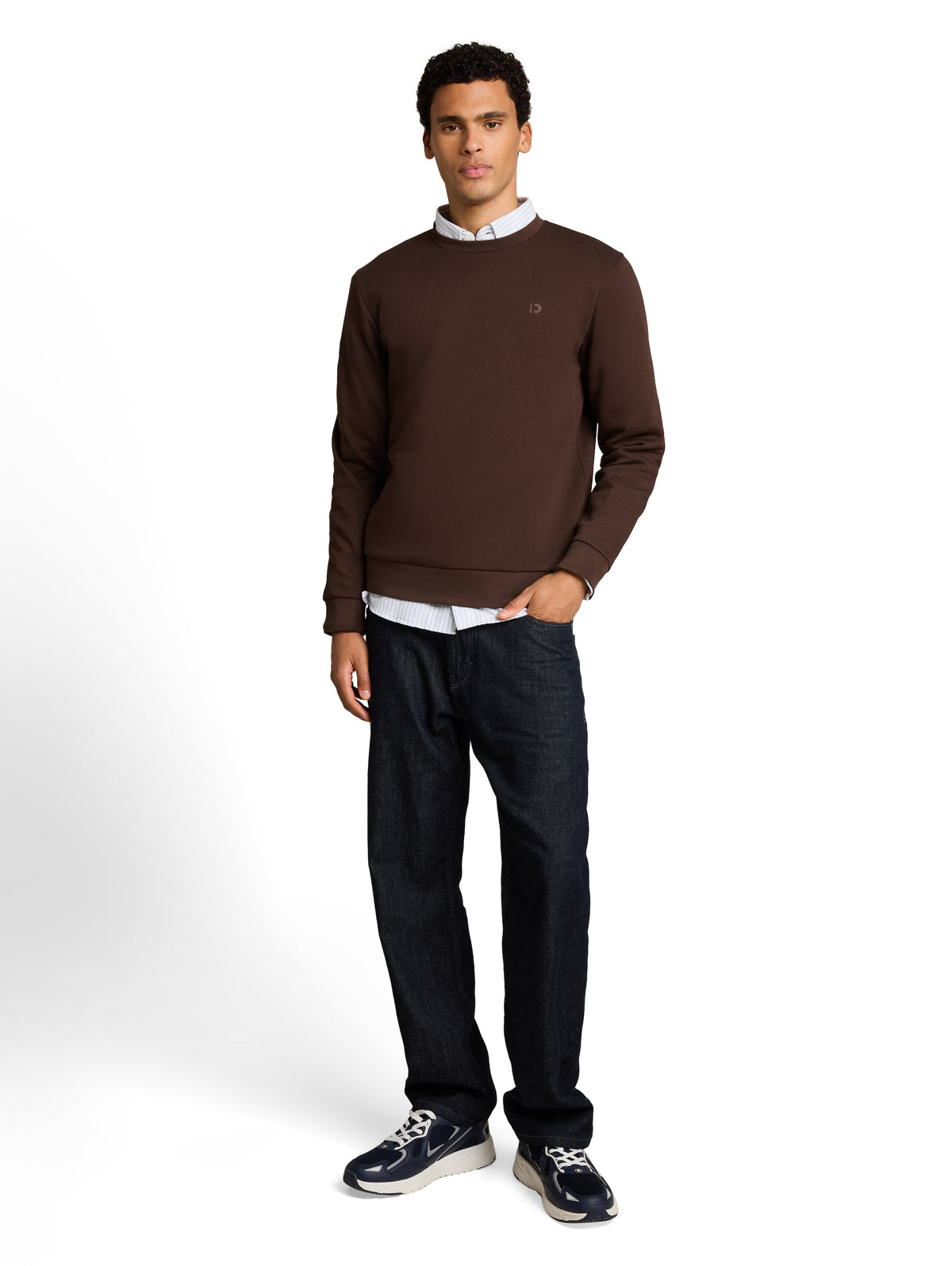 Tom Tailor Brown Basic Sw.Shirt w27