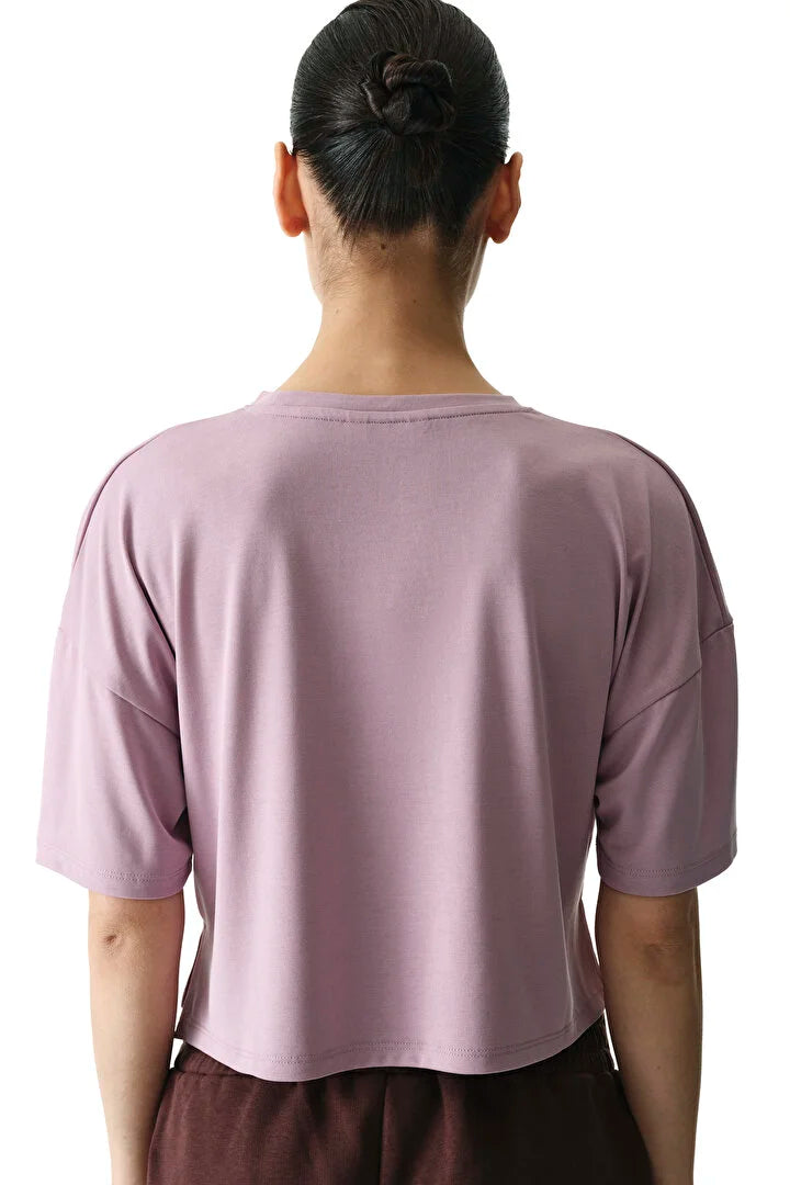 Penti Light Lilac Crew Neck Modal T-Shirt