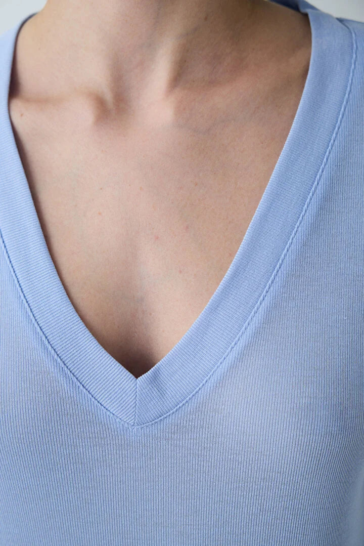 Penti V-Neck Blue T-Shirt