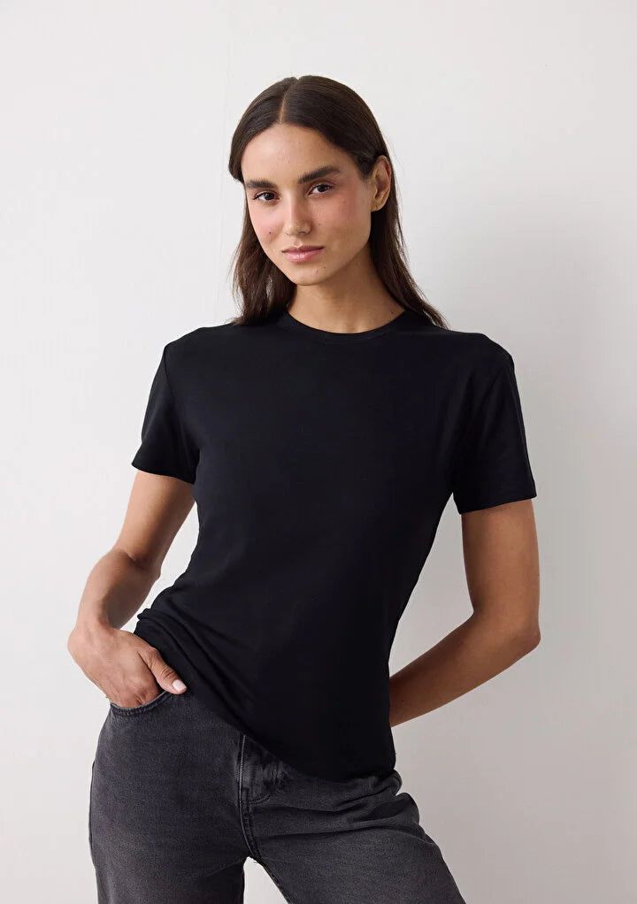 Penti Black Basic Oversize T-Shirt