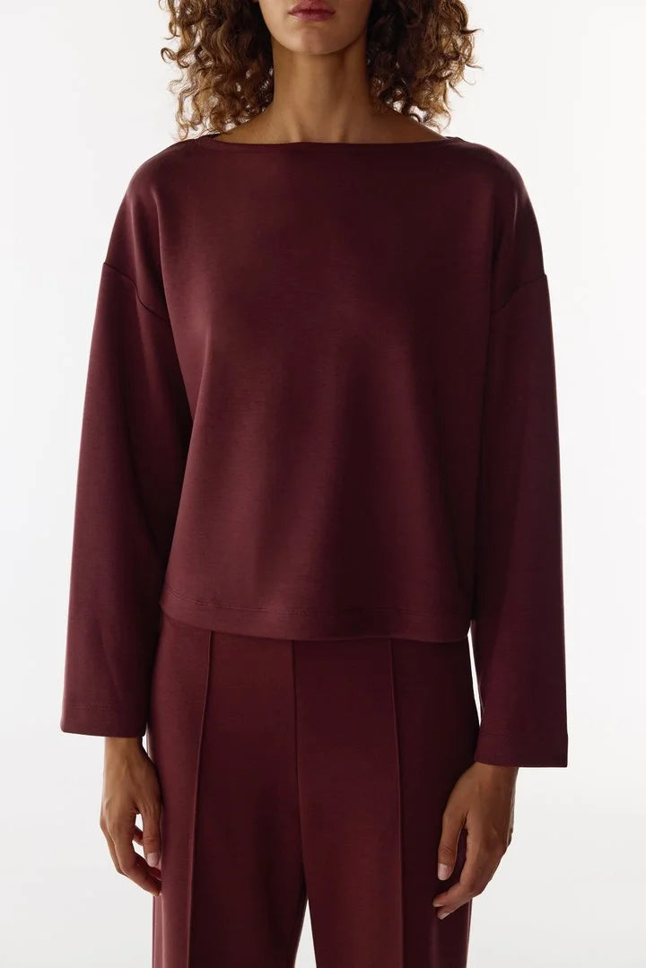 Penti Brown Silky Touch Long Sleeve Long Sleeve Blouse