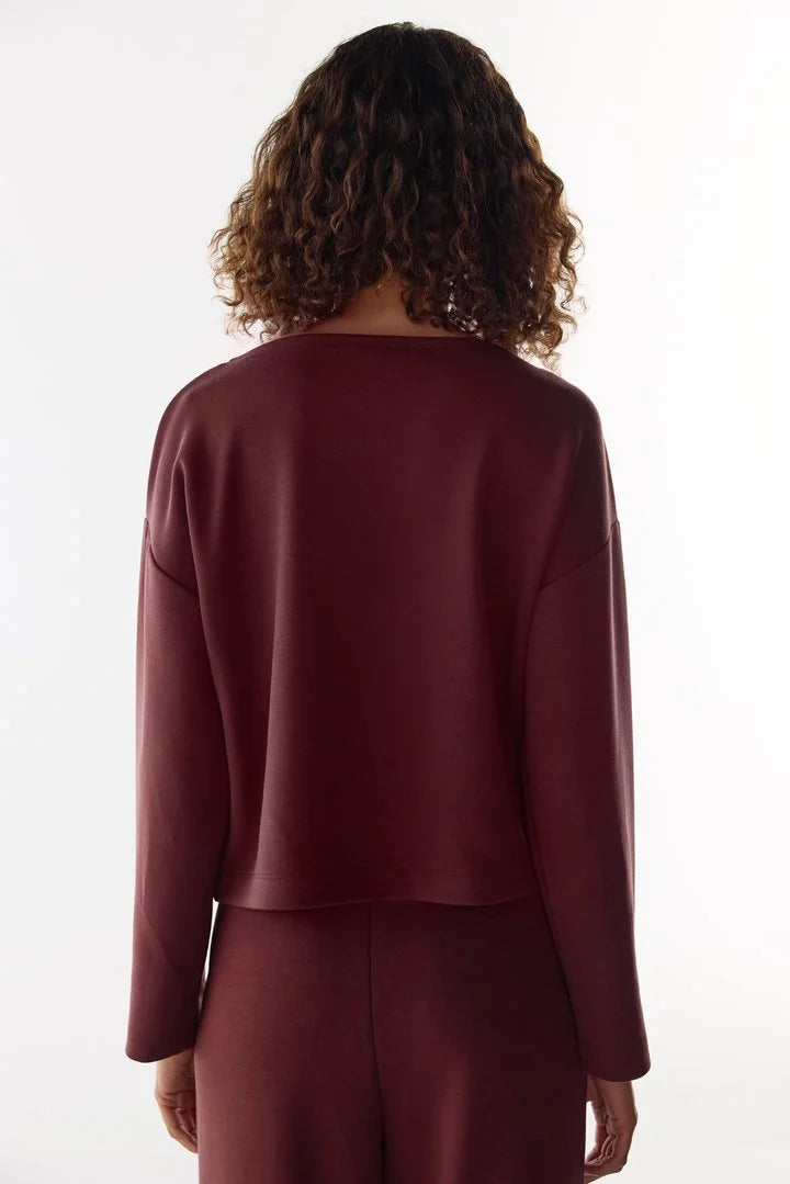 Penti Brown Silky Touch Long Sleeve Long Sleeve Blouse
