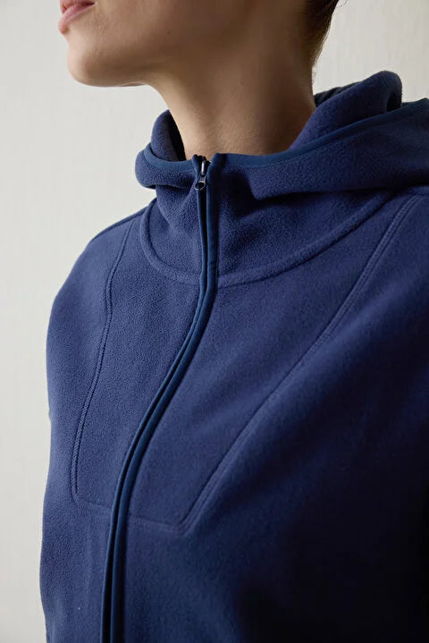 Penti Indigo Thermal Effect Oversize Polar Jacket