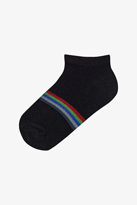 Penti Boy Bright Stripe 4-Pack Ankle Multicolored Socks