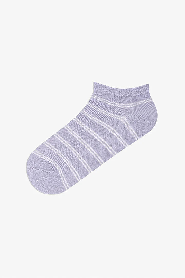 Penti 5 Pairs Cotton Star Patterned Footie Socks