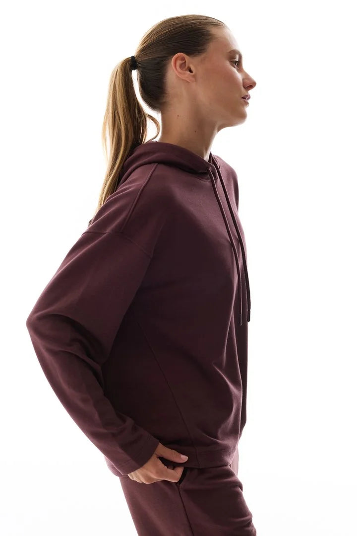 Penti Brown Oversize Plain Long Sleeve Sweatshirt