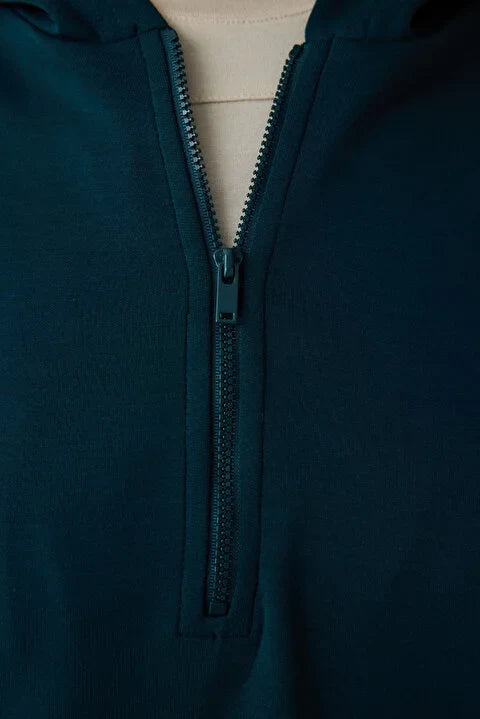 Penti Dark Green Silky Feel Oversize Sweater