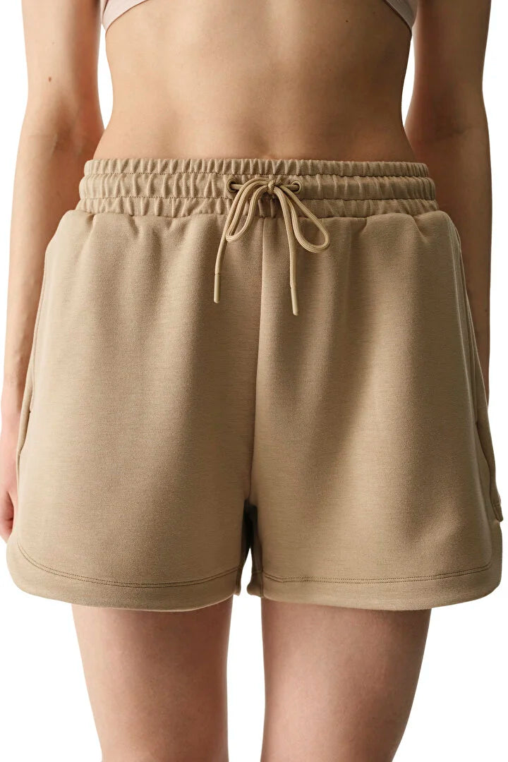 Penti Beige Silky Feel High-Waisted Shorts