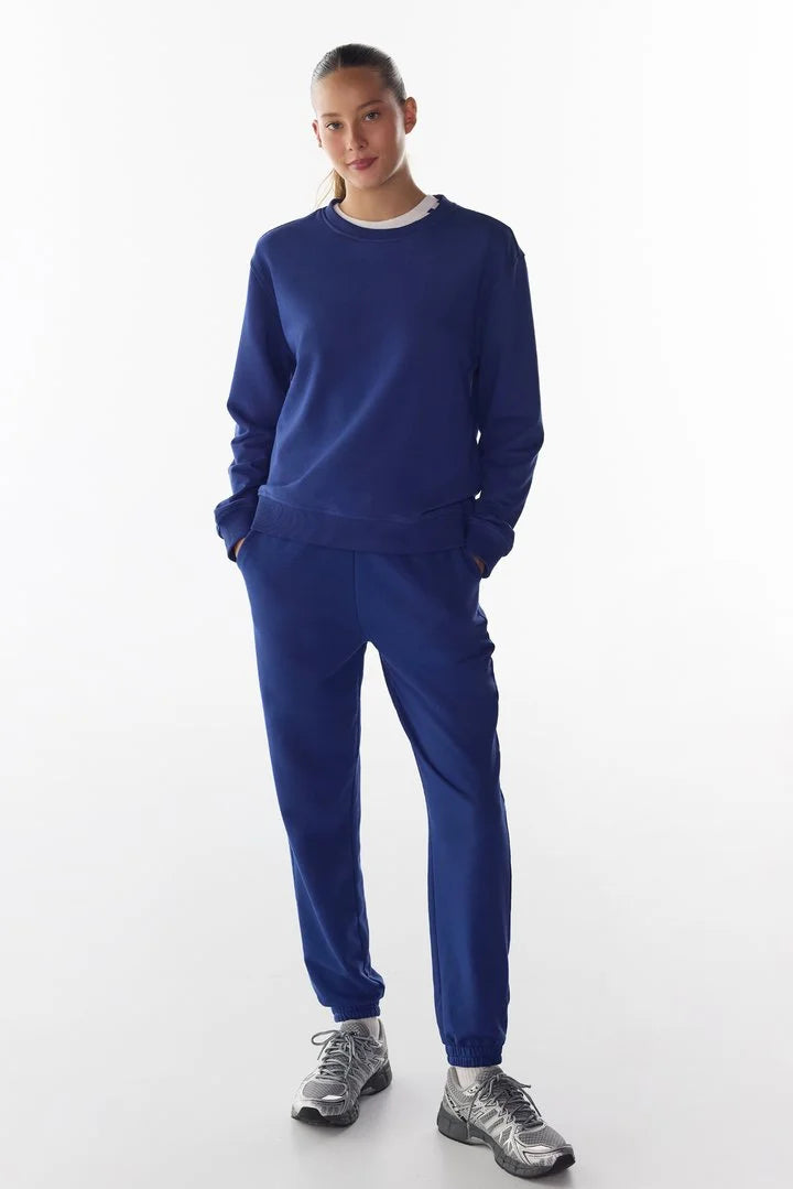 Penti Navy New Oversize Active Long Sleeve Sweatshirt