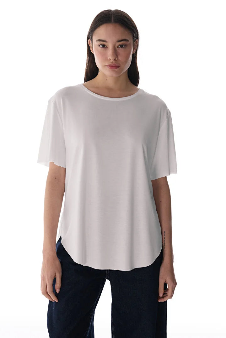 Penti White Crew Neck Active T Shirt