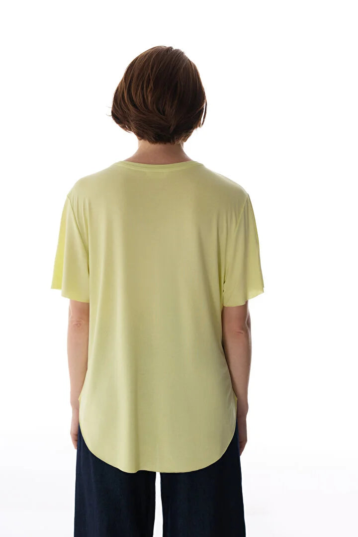 Penti Lime Green Crew Neck Active T-Shirt