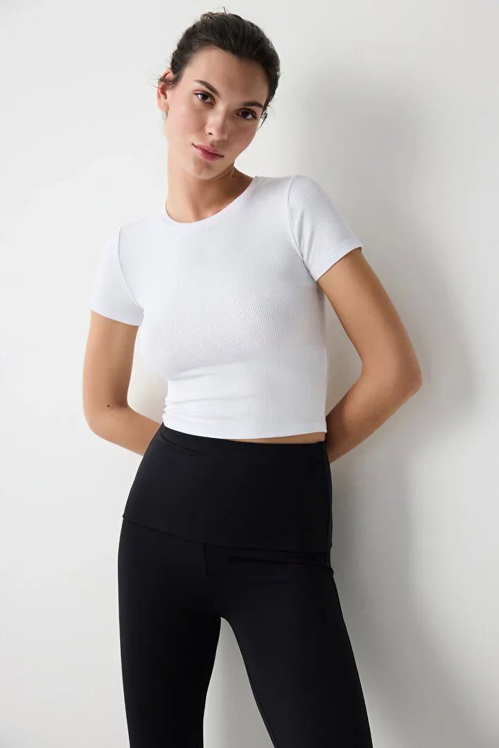 Penti Crew Neck Basic White T-Shirt