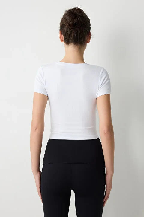 Penti Crew Neck Basic White T-Shirt