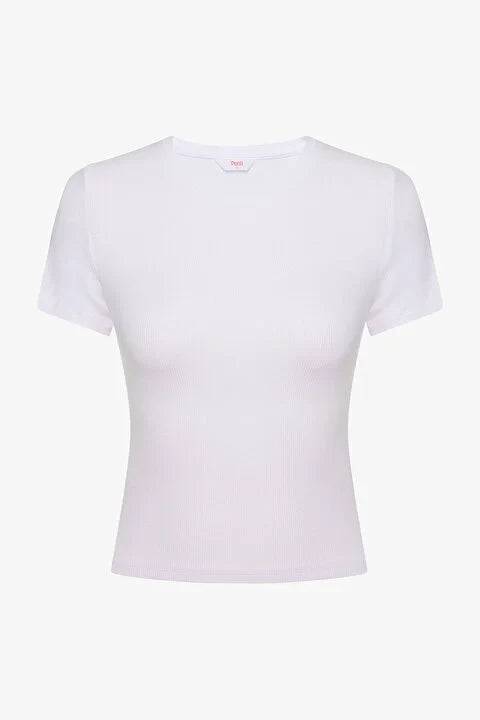 Penti Crew Neck Basic White T-Shirt