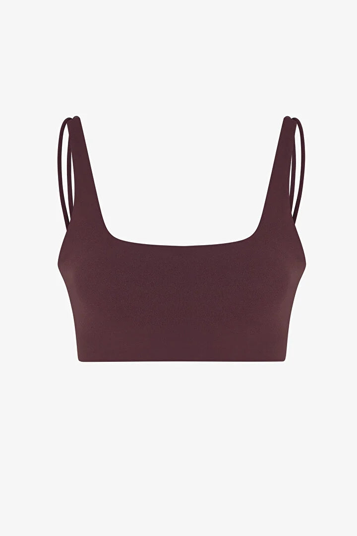Penti Dark Bordeaux Ease Removable Padding Sports Bra