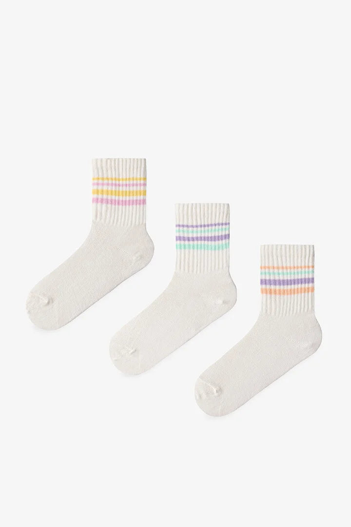 Penti Girls Posh Stripes 3in1 Tennis Socket Socks
