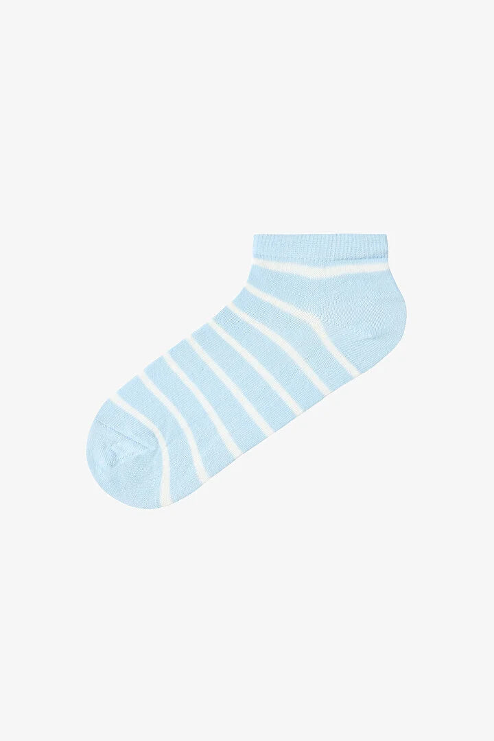 Penti 5 Pairs Cotton Stripe Detail Tennis Footie Socks
