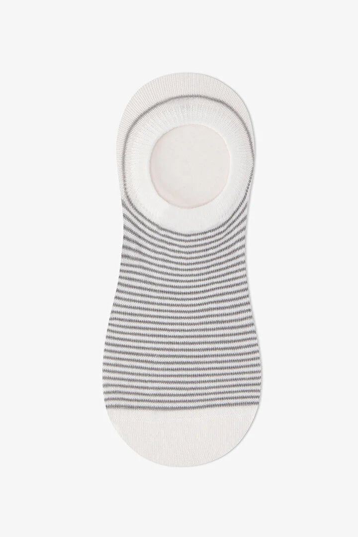 Penti 3 Pairs Seamless Toe Cotton Cat Patterned Sneaker Socks