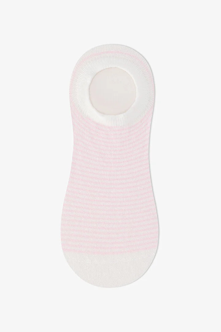 Penti 3 Pairs Seamless Toe Cotton Cat Patterned Sneaker Socks