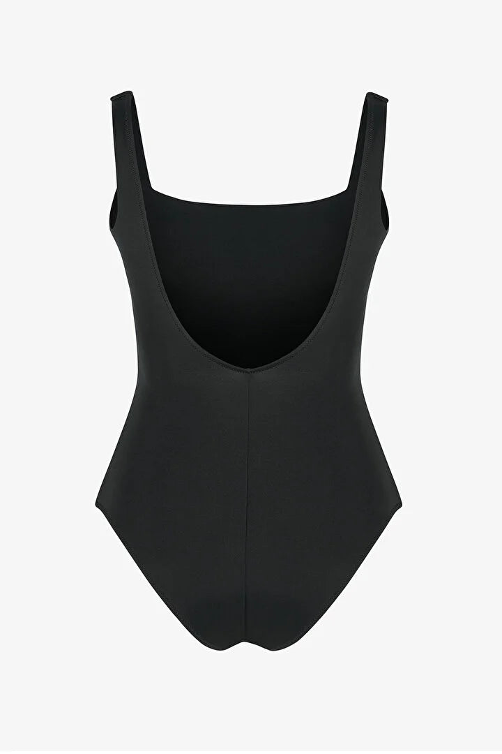 Penti Black Neck Opening Swimsuit