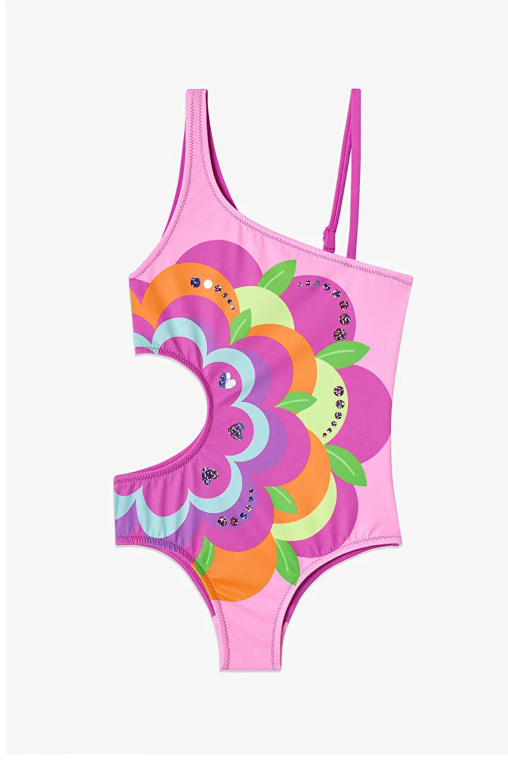 Penti Pink Girls Flower Mayokini