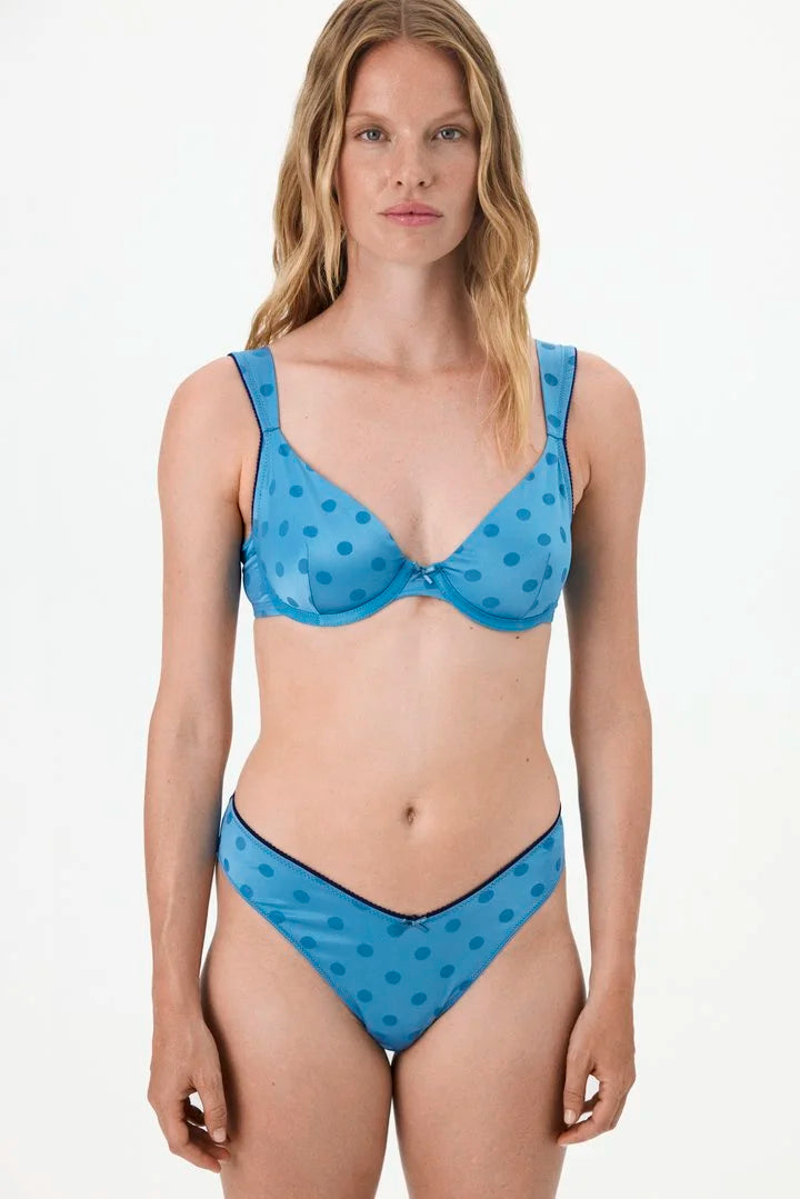 Penti Petrol Blue Marisa Polka Dot Bra
