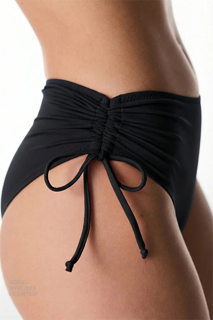 Penti Black High Bikini Bottom