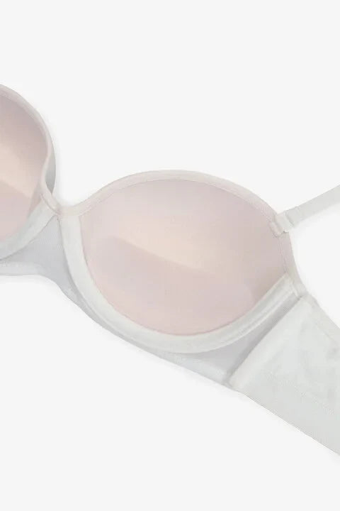 Penti White Straplez Bra