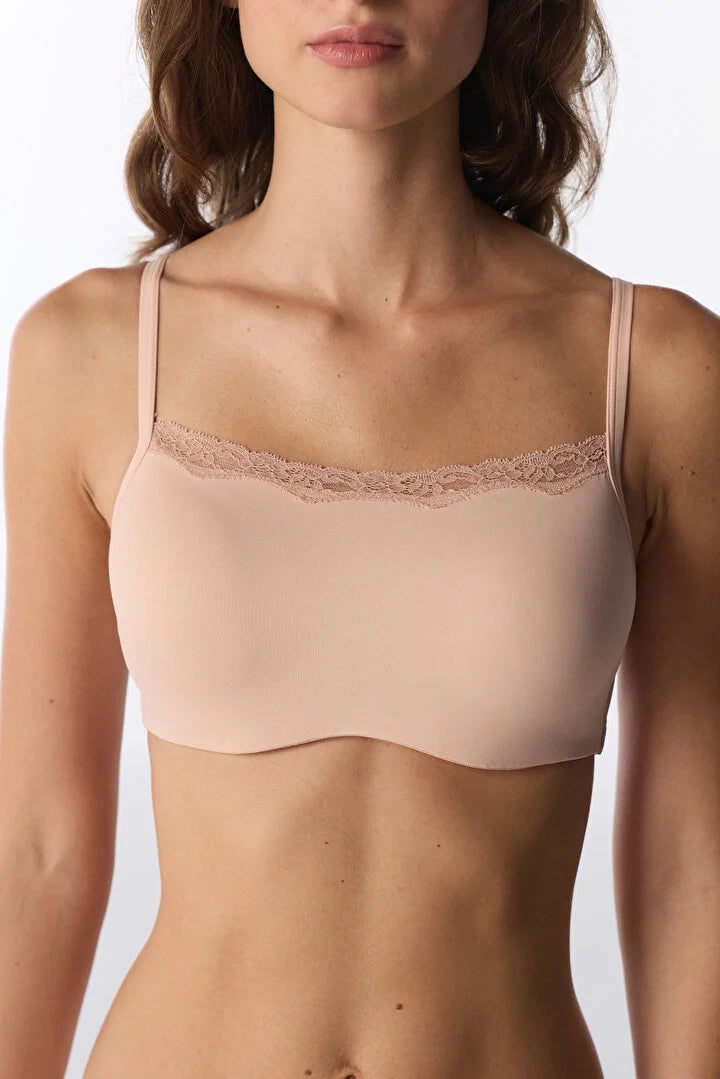 Penti Light Rose Cream Square Neck Padded Bra