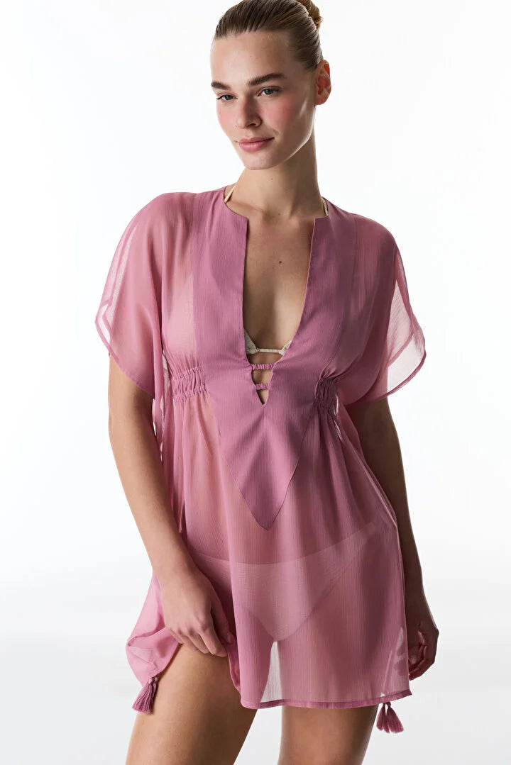 Penti Rose Pink Basic Kaftan