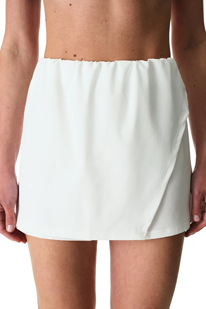 Penti White Skirt Swim Shorts