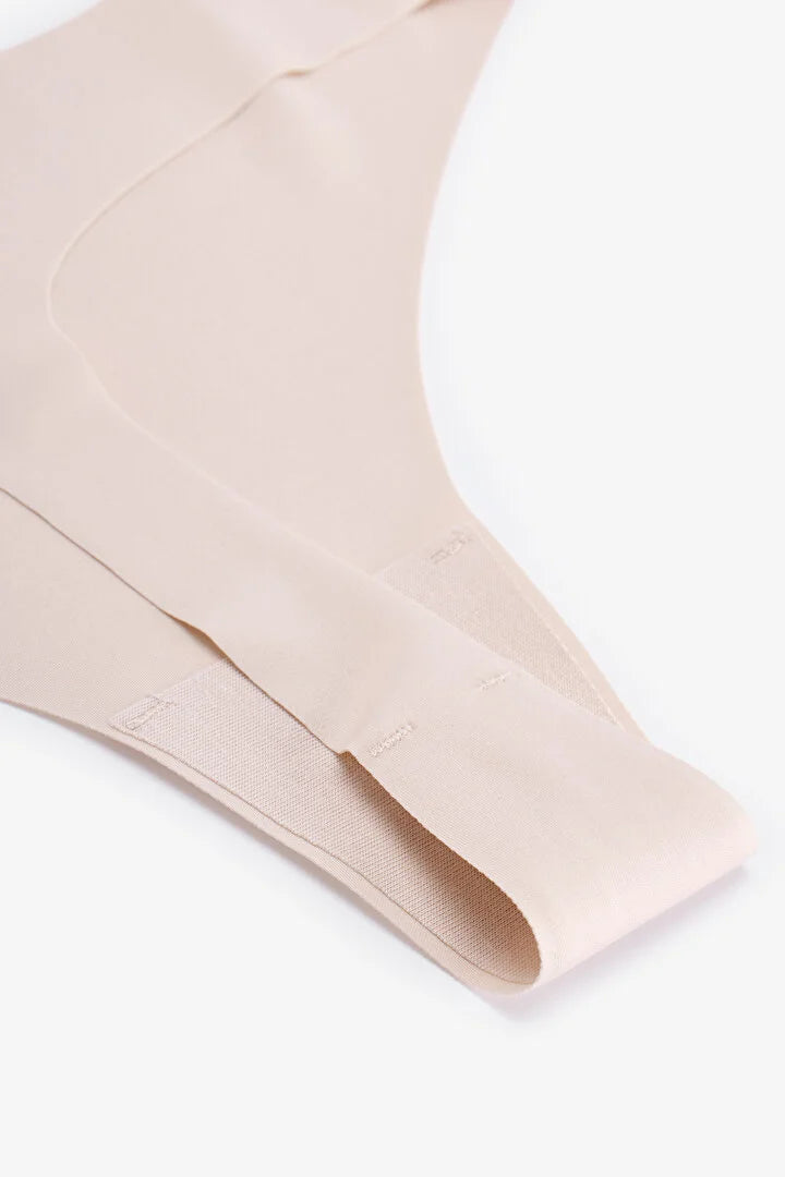 Penti Seramic Beige Invisible Laser Cut Thong