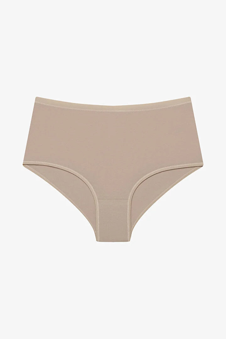 Penti Beige Cotton High Waist 3 in1 Slip