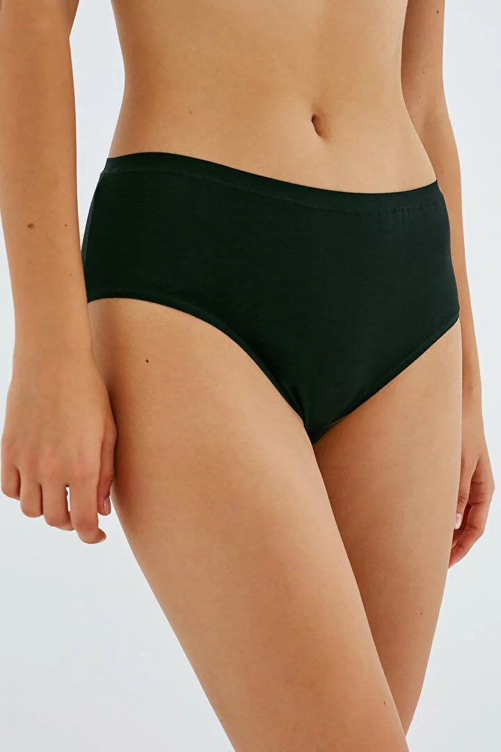 Penti Black Fresh Basic Cover Cotton Slip