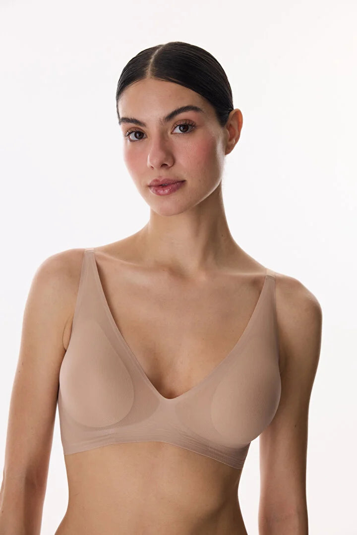 Penti Beige Zero-gram Decollete Bra