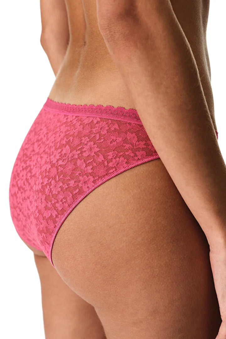 Penti Fuchsia Easy Lace V-Model Slip