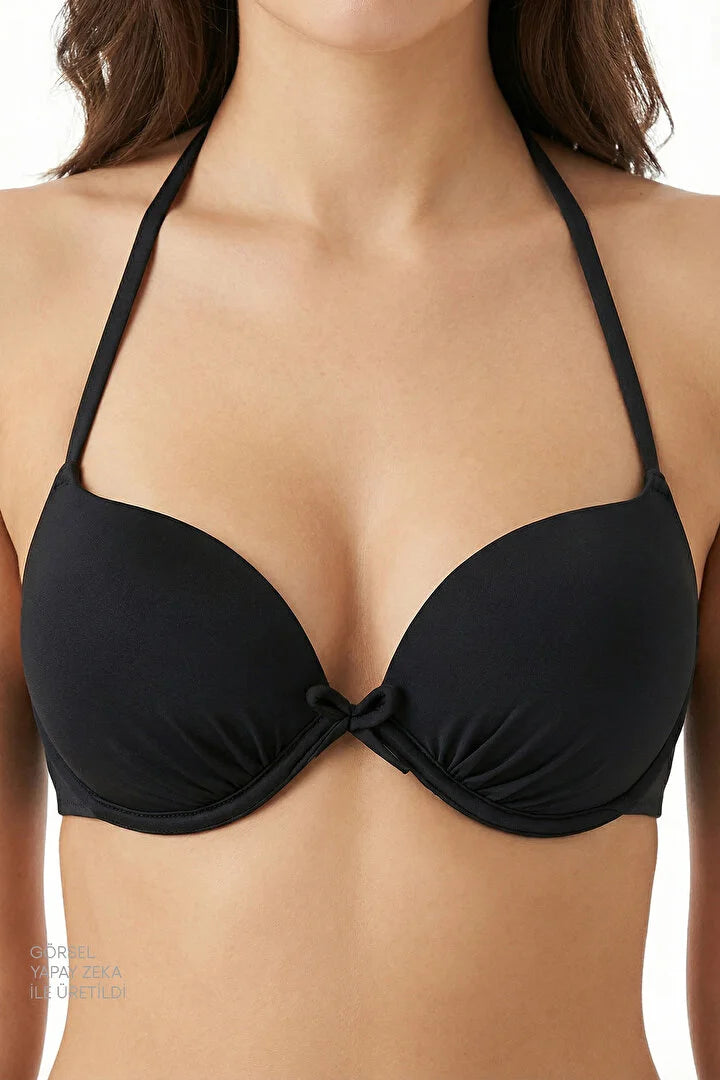 Penti Black Push Up Supported Bikini Top
