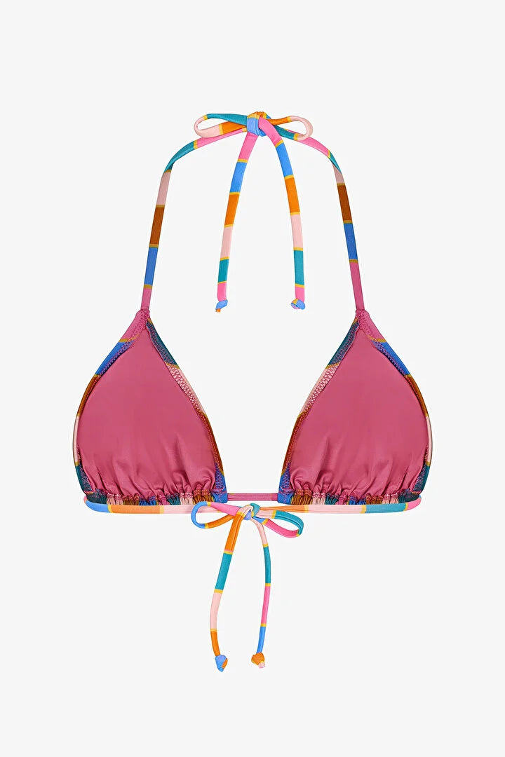 Penti Multicolor Triangle Bikini Top