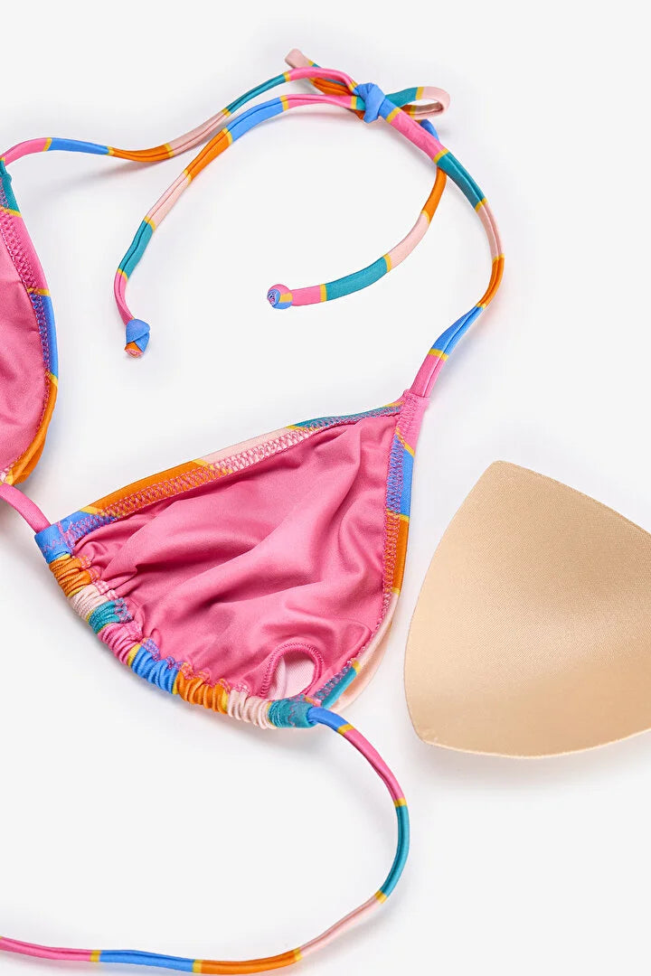 Penti Multicolor Triangle Bikini Top