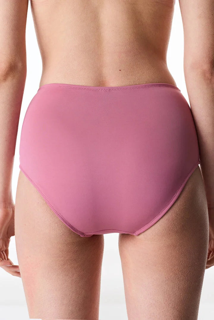 Penti Rose Pink High Ruffle Bikini Bottom