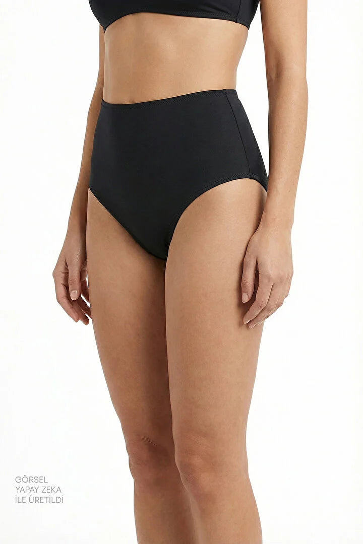 Penti Black High Bikini Bottom