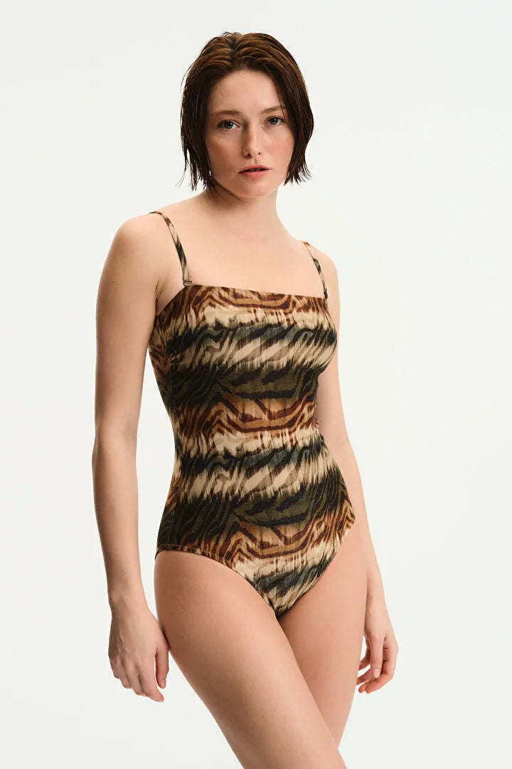 Penti Multicolor Strapless Swimsuit