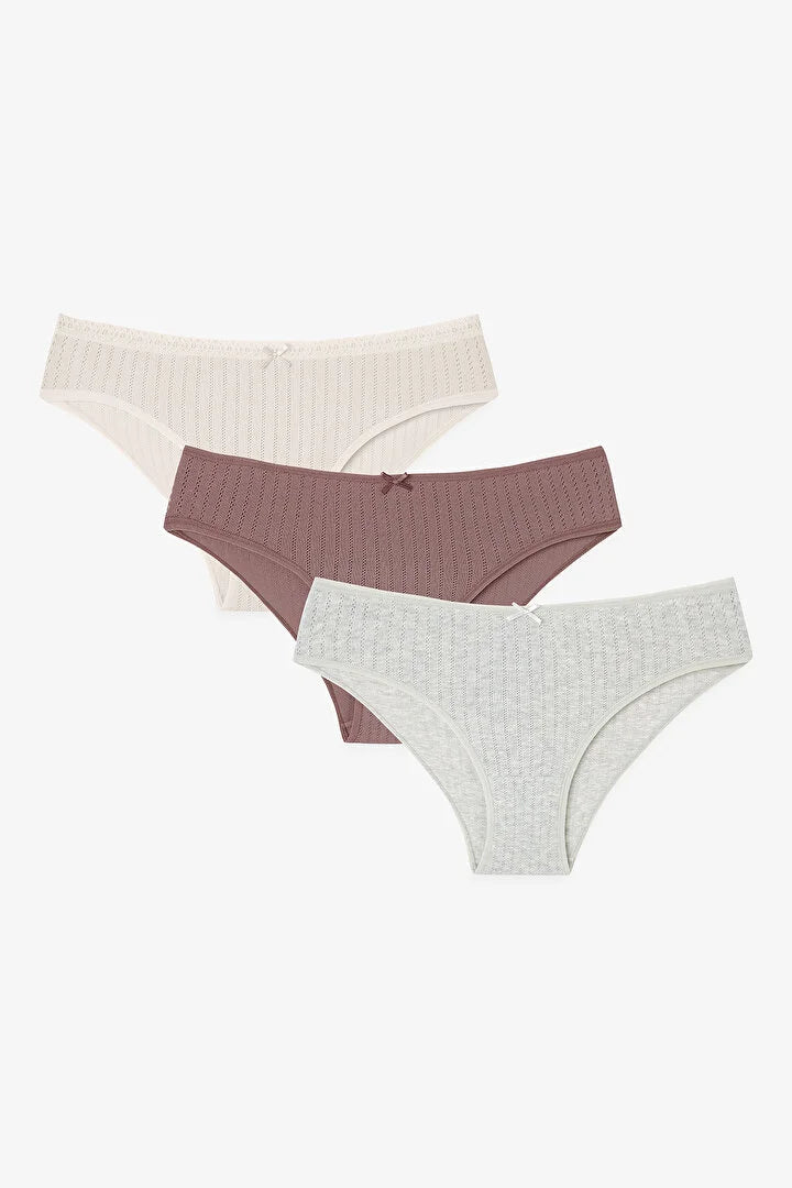 Penti Colorful Woody 3 in1 Pointelle Slip