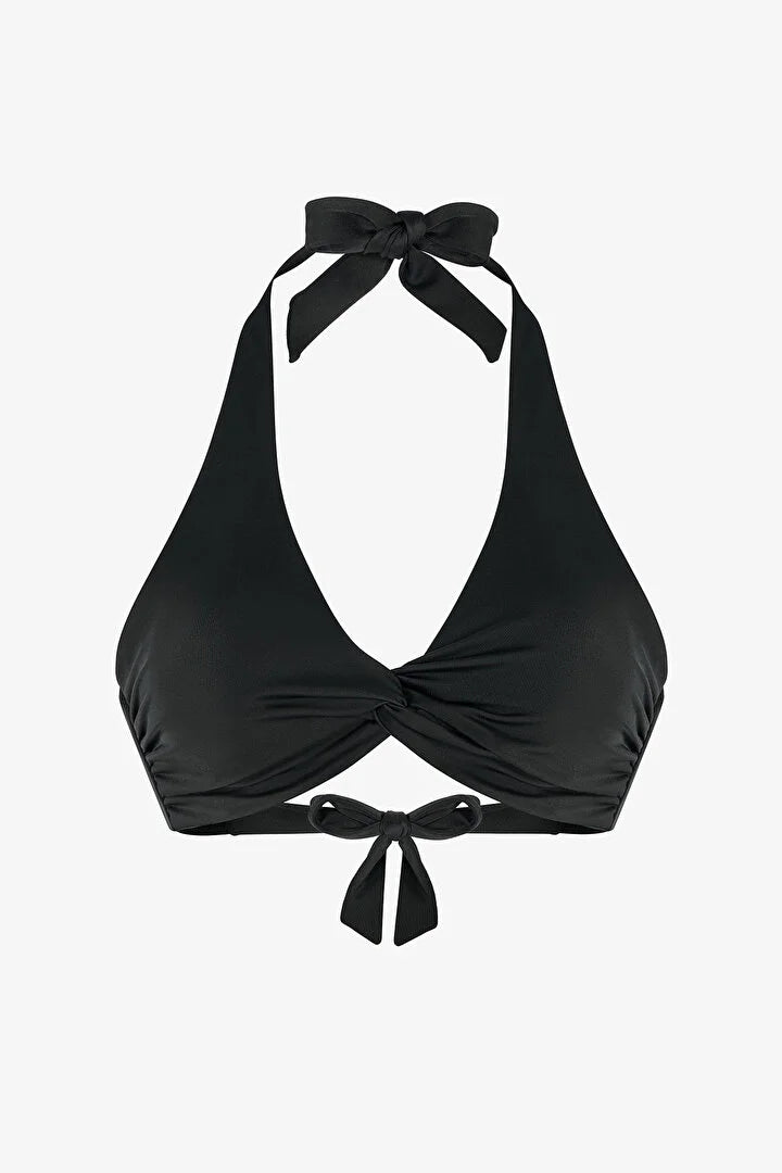 Penti Black New Triangle Twist Bikini Top