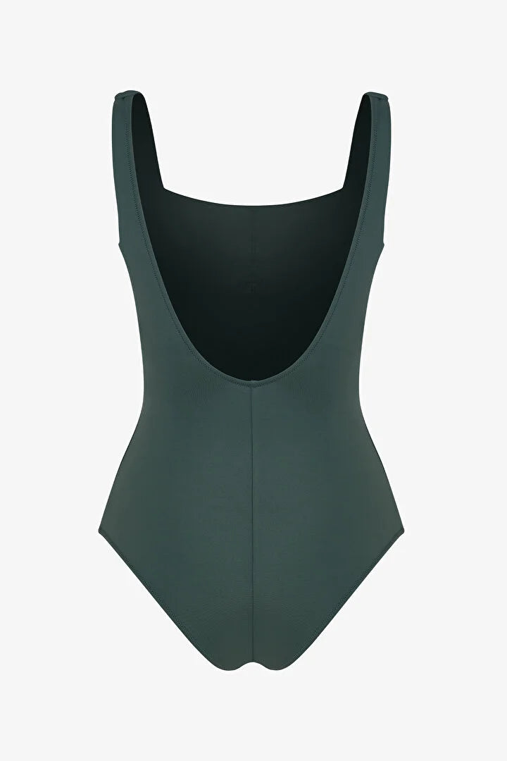 Penti Green Neck Opening Swimsuit